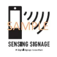 センシングサイネージのシンボルマークのサンプル画像